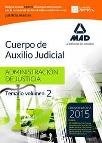 2. TEMARIO CUERPO DE AUXILIO JUDICIAL DE LA ADMINISTRACIÓN DE JUSTICIA