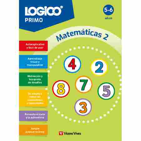 LOGICO PRIMO. MATEMÁTICAS 2 (5-6 AÑOS)