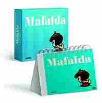 TACO CALENDARIO MAFALDA 2022.  CAJA AZUL