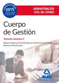 1. TEMARIO. CUERPO GESTION ADMINISTRACION DEL ESTADO