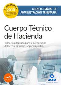 CUERPO TÉCNICO DE HACIENDA. AGENCIA ESTATAL DE ADMINISTRACIÓN TRIBUTARIA. TEMARIO ADAPTADO