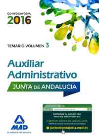 AUXILIARES ADMINISTRATIVOS JUNTA ANDALUCIA TEMARIO 3