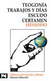 TEOGONIA. TRABAJOS Y DIAS. ESCUDO. CERTAMEN