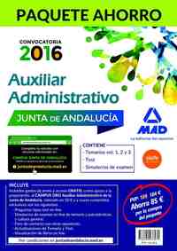 PAQUETE AHORRO AUXILIAR ADMINISTRATIVO JUNTA ANDALUCIA