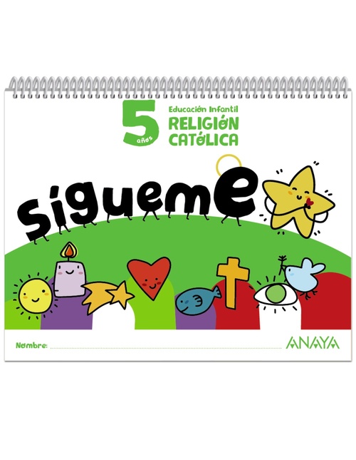 5 AÑOS. SIGUEME. RELIGIÓN CATOLICA