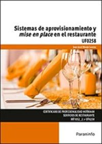 SISTEMA DE APROVISIONAMIENTO Y MISE EN PLACE EN EL RESTAURANTE