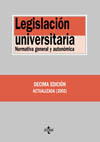 (10º) LEGISLACION UNIVERSITARIA. NORMATIVA GENERAL Y AUTONOMICA