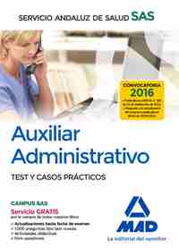AUXILIAR ADMINISTRATIVO SAS. TEST Y CASOS PRACTICOS