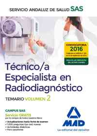 2. TECNICO/A ESPECIALISTA EN RADIODIAGNOSTICO. TEMARIO. SAS