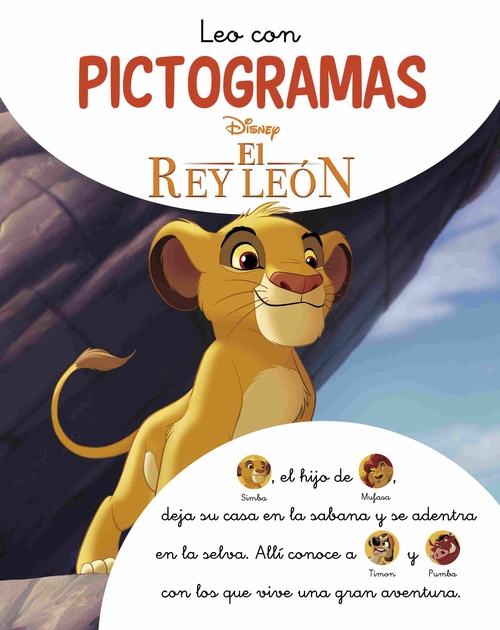 EL REY LEÓN. LEO CON PICTOGRAMAS