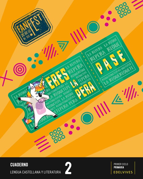 CUADERNO LENGUA CASTELLANA Y LITERATURA, 2. 1E CICLO PRIMARIA. FANFEST
