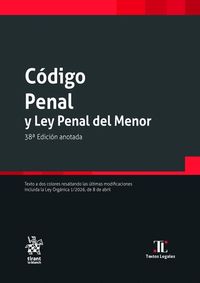 CÓDIGO PENAL Y LEY PENAL DEL MENOR (38ª ED.)