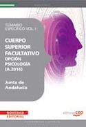 1. TEMARIO PSICOLOGIA, CUERPO SUPERIOR FACULTATIVO. JUNTA ANDALUCIA