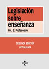 3. PROFESORADO. LEGISLACION SOBRE ENSEÑANZA