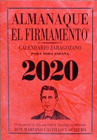 ALMANAQUE EL FIRMAMENTO 2020. CALENDARIO ZARAGOZANO