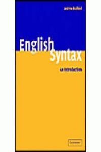 ENGLISH SYNTAX. AN INTRODUCTION