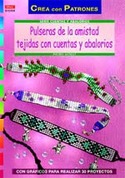 PULSERAS DE LA AMISTAD TEJIDAS CON CUENTAS Y ABALO
