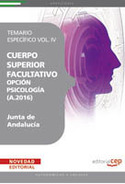 4. CUERPO SUPERIOR FACULTATIVO PSICOLOGIA (A.2016) JUNTA ANDALUCIA