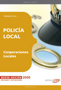 1. TEMARIO. POLICIA LOCAL CORPORACIONES LOCALES
