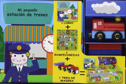 MI PEQUEÑO LIBRO SOBRE TRENES. MI PEQUEÑA ESTACIÓN DE TRENES.