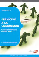 VOL 2. SERVICIOS A LA COMUNIDAD. CUERPO DE PROFESORES TECNICOS DE F.P.