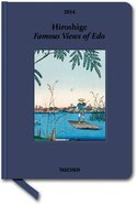 2014. AGENDA HIROSHIGE, FAMOUS VIEWS OF EDO (SMALL DELUXE CALENDARIO)