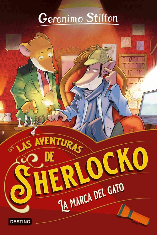 LA MARCA DEL GATO. LAS AVENTURAS DE SHERLOCKO. GERONIMO STILTON