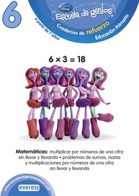 6. CUADERNO DE REFUERZO DE MATEMÁTICAS. ESCUELA DE GENIOS. PRIMARIA 7 AÑOS