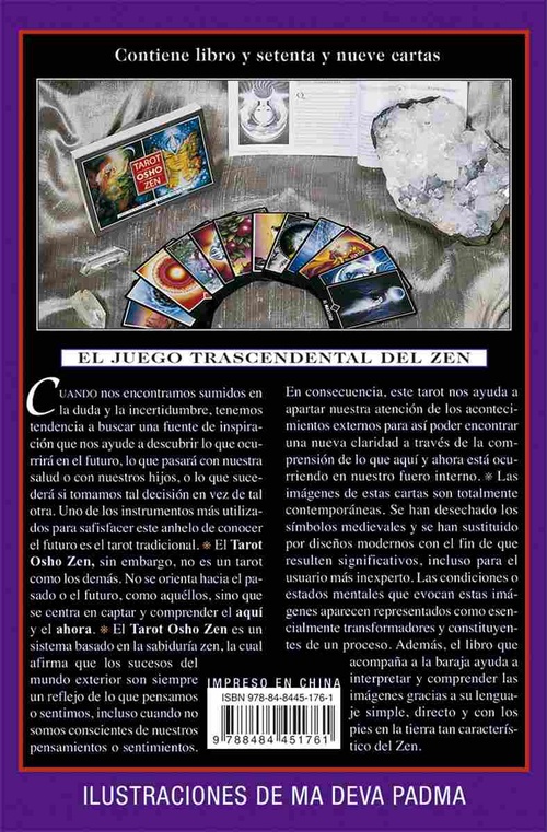 TAROT OSHO ZEN. EL JUEGO TRASCENDENTAL DEL ZEN (LIBRO+79 CARTAS)