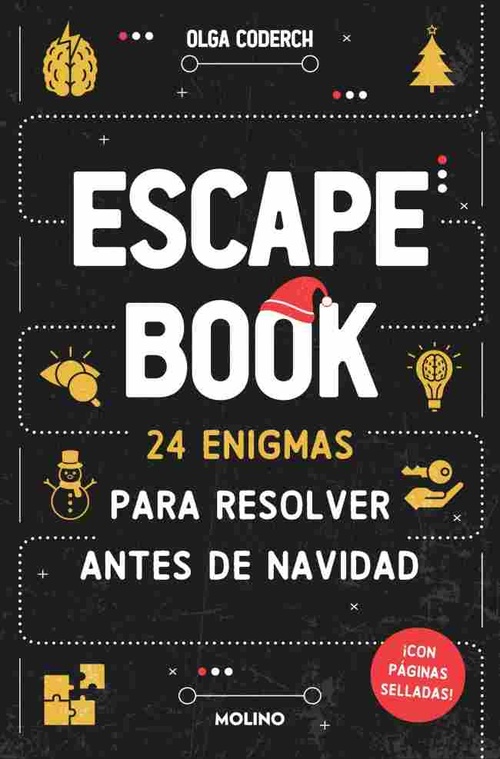 ESCAPE BOOK. 24 ENIGMAS PARA RESOLVER ANTES DE NAVIDAD