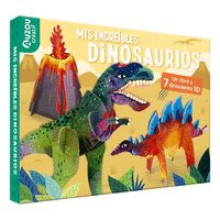 MÍS INCREIBLES DINOSAURIOS. UN LIBRO Y 7 DINOSAURIOS 3D