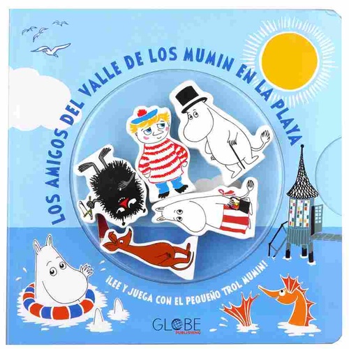 LOS AMIGOS DEL VALLE DE LOS MUMIN EN LA PLAYA