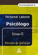 II. TEMARIO. PSICOLOGO DE LA XUNTA DE GALICIA