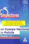 INSPECTORES CUERPO NACIONAL POLICIA TEMARIO 2 CIENCIAS JURIDICAS