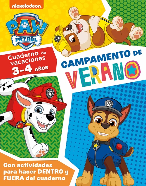 CAMPAMENTO DE VERANO CON LA PATRULLA CANINA. CUADERNO DE VACACIONES (3-4 AÑOS)