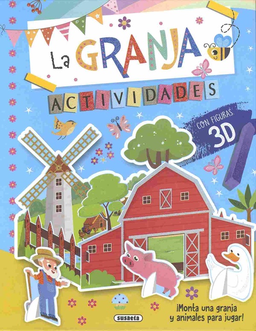 LA GRANJA . ACTIVIDADES CON FIGURAS 3D