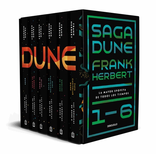 DUNE/EL MESÍAS DE DUNE/HIJOS DE DUNE/DIOS EMPERADOR DE DUNE/HEREJES DE DUNE/CASA CAPITULAR DUNE (6 V