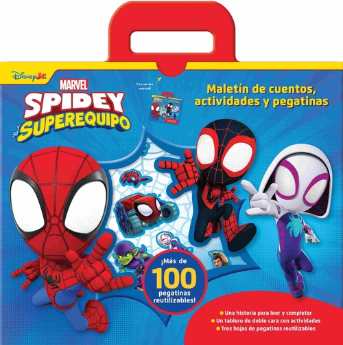 SPIDEY Y SU SUPEREQUIPO. MALETÍN DE CUENTOS, ACTIVIDADES Y PEGATINAS