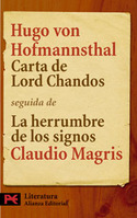 CARTA DE LORD CHANDOS / SEGUIDA DE LA HERRADUMBRE DE LOS SIGNOS