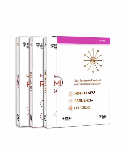 ESTUCHE ŽBIENESTARŽ. SERIE INTELIGENCIA EMOCIONAL HBR; MINDFULNESS. RESILIENCIA. FELICIDAD
