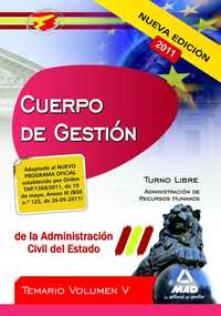 5. TEMARIO CUERPO GESTION ADMINISTRACION CIVIL DEL ESTADO. 2011