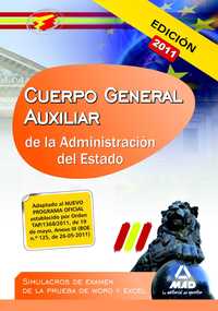 CUERPO GENERAL AUXILIAR SIMULACROS EXAMEN ADMINISTRACION ESTADO