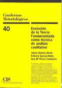 40. EVOLUCION TEORIA FUNDAMENTADA COMO TECNICA ANALISIS CUALITATIVO