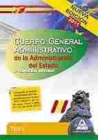 CUERPO GENERAL ADMINISTRATIVO ADMINISTRACION ESTADO TEST