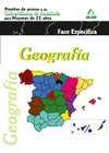 GEOGRAFIA. ANDALUCIA: PRUEBAS DE ACCESO A LA UNIVERSIDAD MAYORES 25 AÑOS