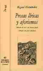PROSAS LÍRICAS Y AFORISMOS