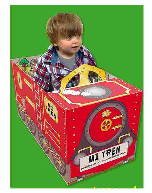 TREN. CONVERTIBLE. LIBRO + TAPETE.