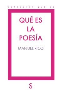 QUÉ ES LA POESÍA
