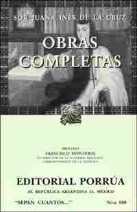 OBRAS COMPLETAS (SOR JUANA INES DE LA CRUZ)