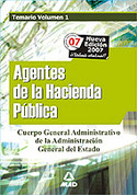 1. TEMARIO. AGENTES DE LA HACIENDA PUBLICA. ADMINISTRATIVO GRAL.ESTADO
